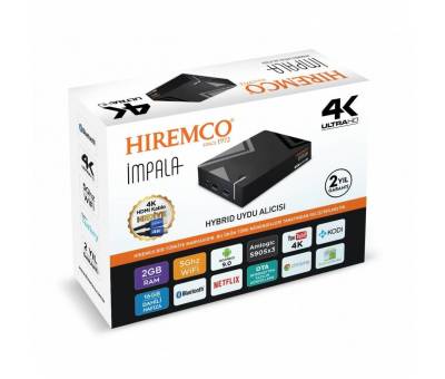 Hiremco Impala 4K Android 9.0 Uydu Alıcısı