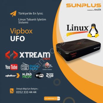 Korax Hitech Vipbox Ufo İptv + 12 Ay İPTV Aboneliği