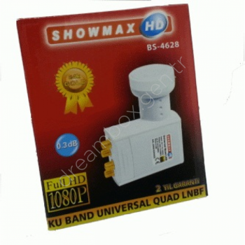 SHOWMAX 0.3dB Quad LNB