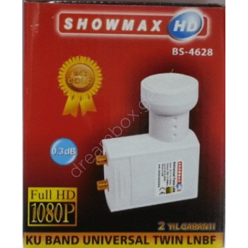 SHOWMAX 0.3dB Twin LNB